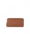 MARC JACOBS THE LEATHER CONTINENTAL BRAUNE BRIEFTASCHE