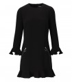 DSQUARED2 RUFFLED BLACK DRESS