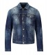VESTE EN DENIM DAN JEANS BLEUE DSQUARED2