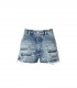 DSQUARED2 BAGGY LIGHT BLUE SHORTS