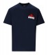 DSQUARED2 DSQ2 LOOSE FIT NAVY BLUE T-SHIRT