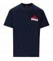 DSQUARED2 DSQ2 LOOSE FIT MARINEBLAUW T-SHIRT