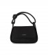 GANNI KNOT FLAP OVER BLACK HANDBAG