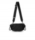 BORSA A TRACOLLA RECYCLED TECH NERA GANNI