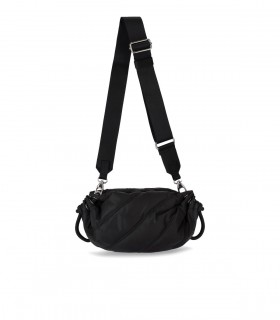 GANNI RECYCLED TECH ZWART CROSSBODY TAS