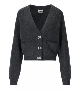 GANNI DARK GREY VEST