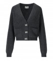 GANNI DARK GREY CARDIGAN