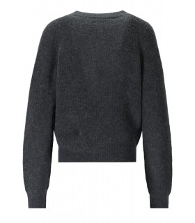 CARDIGAN GRIGIO SCURO GANNI