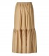 GONNA A BALZE BEIGE GANNI