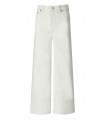 GANNI WEISSE CROPPED JEANS