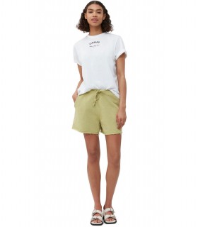 CAMISETA RELAXED O-NECK BLANCA GANNI