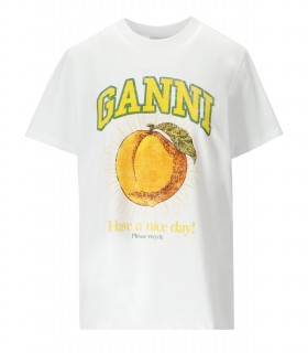 T-SHIRT RELAXED PEACH BIANCA GANNI