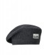 GANNI DARK GREY WOOL BERET