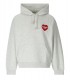 SWEAT-SHIRT À CAPUCHE HEART GRIS CHINÉ CARHARTT WIP