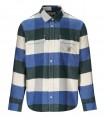 CARHARTT WIP L/S LYMAN GREEN BLUE OVERSHIRT