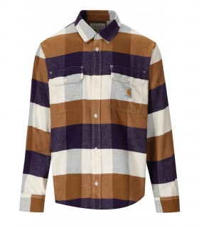 CARHARTT WIP L/S LYMAN PAARS TABAK OVERSHIRT