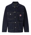 CARHARTT WIP NASH DARK BLUE DENIM JACKET