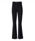 GANNI BLUE PINSTRIPE FLARE PANTS