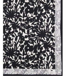 MAX MARA WEEKEND ONESTO BLACK FOULARD SCARF
