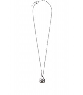 MARC JACOBS THE TOTE BAG SILVER NECKLACE