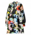 STINE GOYA JASMINE BLACK FLORAL DRESS