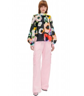BLUSA ASHLEY FLORAL NEGRA STINE GOYA