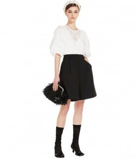 MAX MARA WEEKEND BELBO BLACK BERMUDA SHORT