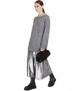 JUPE VARENNA ARGENTE MAX MARA WEEKEND