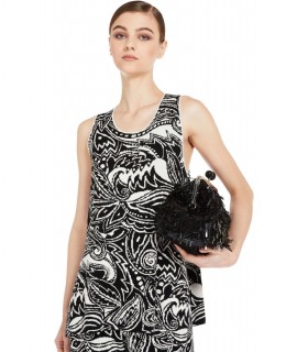 MAX MARA WEEKEND CARMINE SCHWARZ UND WEISS T-SHIRT