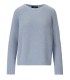 MAX MARA WEEKEND GHIACCI LIGHT BLUE CREWNECK JUMPER