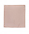 ELISABETTA FRANCHI NUDE BOTER FOULARD SJAAL MET LOGO