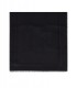 ELISABETTA FRANCHI BLACK SCARF WITH LOGO