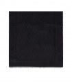 ELISABETTA FRANCHI BLACK SCARF WITH LOGO