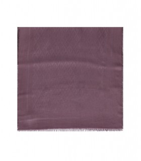 ELISABETTA FRANCHI CANDY VIOLET SCARF WITH LOGO