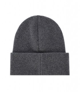 GORRO BEANIE GRIS CON LOGO NEGRO DSQUARED2