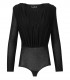 BODY DRAPPEGGIATO NERO ELISABETTA FRANCHI
