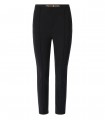 PANTALONE A SIGARETTA NERO CON CATENA ELISABETTA FRANCHI