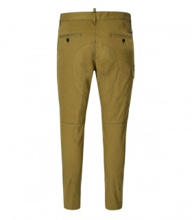 DSQUARED2 SEXY CARGO GRÜNE CHINO HOSE