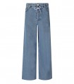 GANNI LICHTBLAUW WIDE LEG JEANS