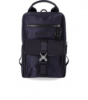 MOCHILA DE UN HOMBRO LOGO JACQUARD AZUL MARINO EMPORIO ARMANI