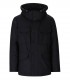 PEUTEREY DORA KI BLAUW JAS MET CAPUCHON