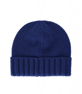 CUFFIA CON LOGO BLU ROYAL WOOLRICH