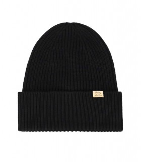 GORRO CANALÉ NEGRO WOOLRICH