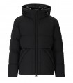 WOOLRICH SIERRA SUPREME ZWART DONSJAS MET CAPUCHON
