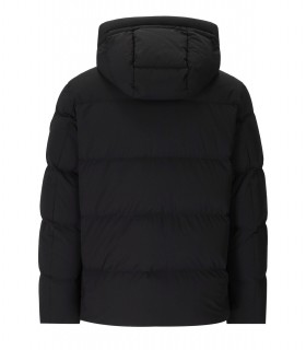 WOOLRICH SIERRA SUPREME BLACK HOODED DOWN JACKET