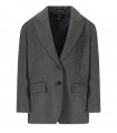 MAX MARA WEEKEND ADDURRE GRAUER EINREIHIGER BLAZER