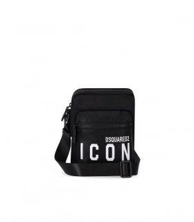 BOLSO BANDOLERA BE ICON NEGRO DSQUARED2