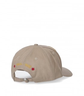 GORRA DE BASEBALL CON PARCHE BEIGE DSQUARED2