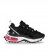 DSQUARED2 BUBBLE BLACK AND PINK SNEAKER