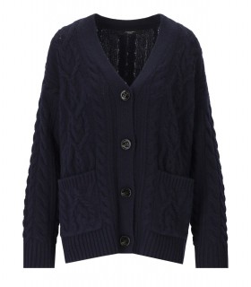 MAX MARA WEEKEND SPONDA MARINEBLAUER CARDIGAN
